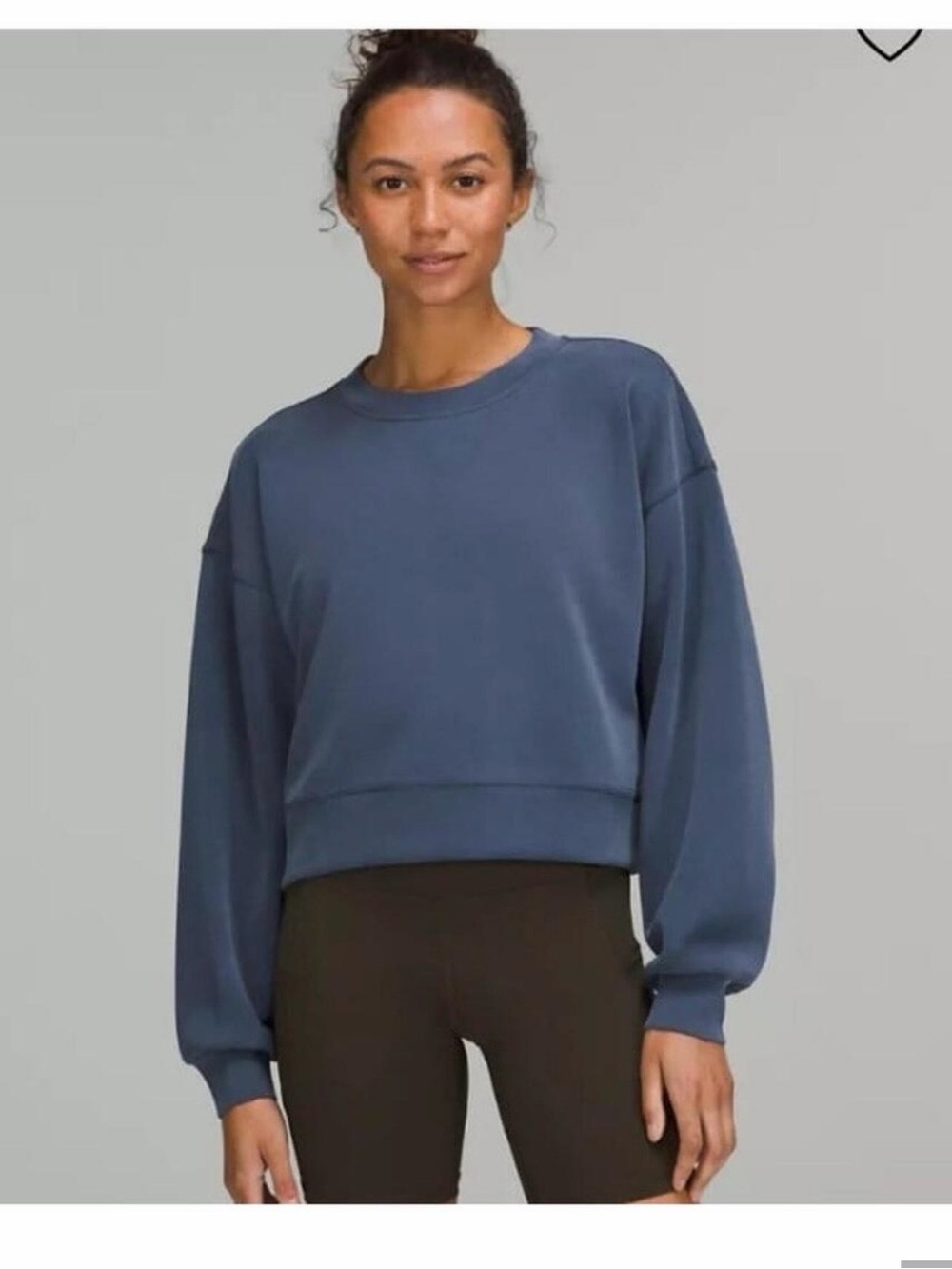 lululemon athletica Softstreme Perfectly Oversized Cropped Crew